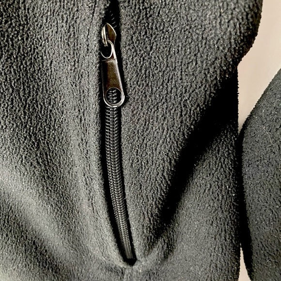 Columbia Fleece Jacket, Kid’s (10-12)/Medium, Black, Full Front Zipper - Picture 5 of 7